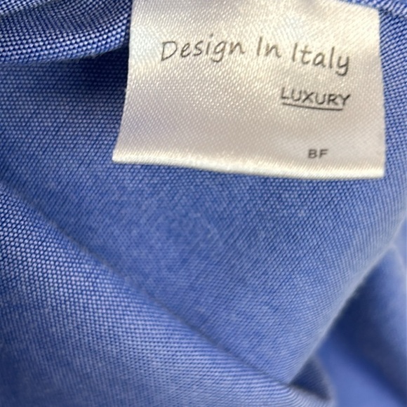 Oxford Men’s Luxury Collection Blue Button Down Size 2XL - Picture 3 of 6